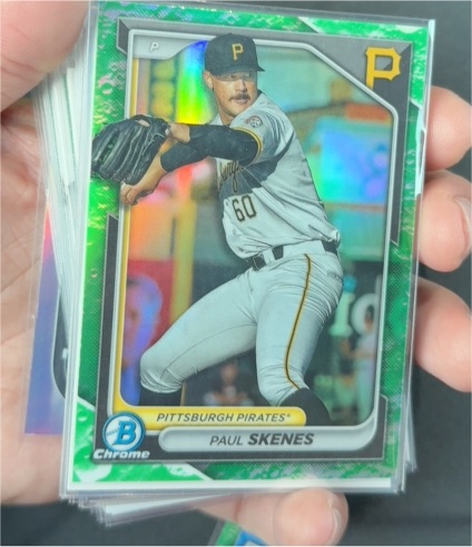 2024 Bowman Chrome #BCP-125 Paul Skenes — front