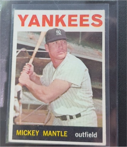 1964 Topps #50 Mickey Mantle — front