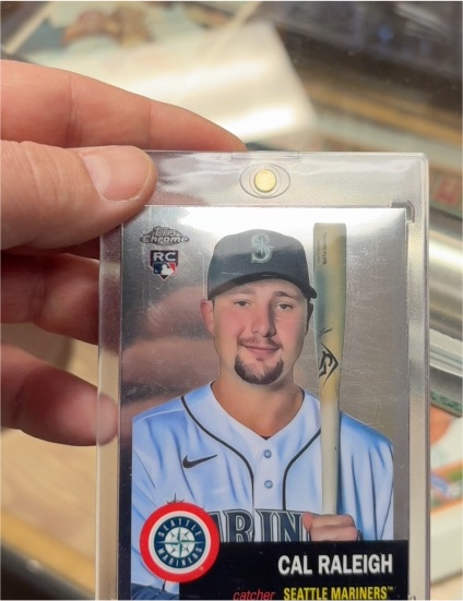 2022 Topps Chrome Platinum Anniversary #237 Cal Raleigh — front