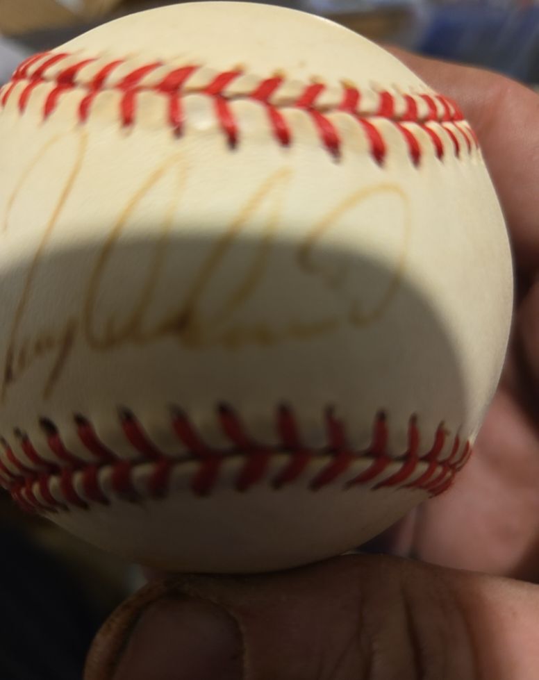 Gary Sheffield Autographed Baseball — front