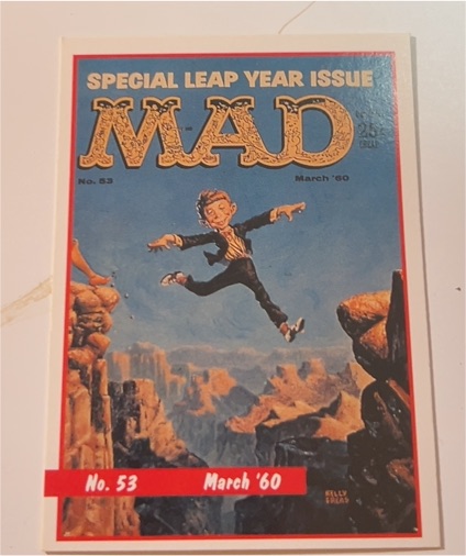 1992 Lime Rock Mad Magazine #53 March 1960 — front