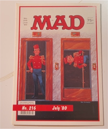 1992 Lime Rock MAD Magazine #216 July 1980 — front