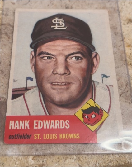 1953 Topps #90 Hank Edwards — front