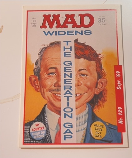 1992 Lime Rock MAD Magazine #129 September 1969 — front