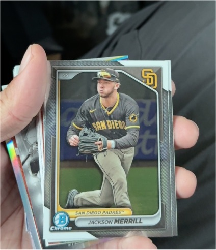 2024 Bowman Chrome Prospects #BCP-145 Jackson Merrill — front