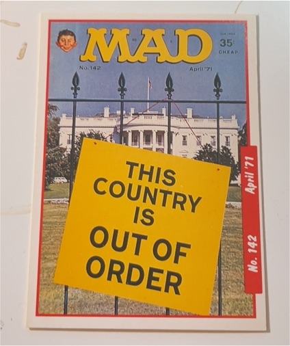 MAD Magazine #142 April 1971 This Country Is Out of Order — front