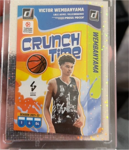 2024-25 Panini Donruss Euroleague #2 Victor Wembanyama Crunch Time — front