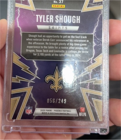 2025 Panini Phoenix Football #37 Tyler Shough — front