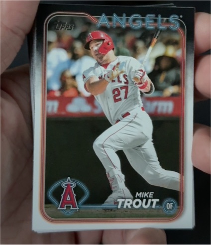 2024 Topps Series 1 #27 Mike Trout — front