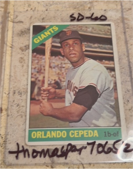 1966 Topps #132 Orlando Cepeda — front