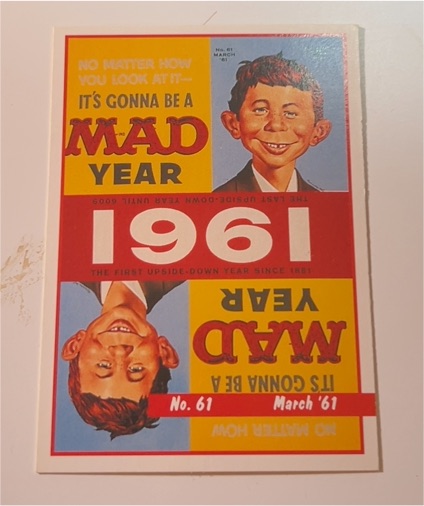 1992 Lime Rock Mad Magazine #61 March 1961 Alfred E. Neuman — front