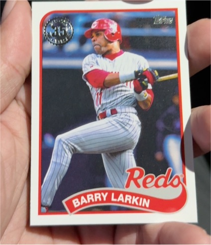 2024 Topps Series 1 #89B-51 Barry Larkin 1989 Topps 35th Anniversary — front