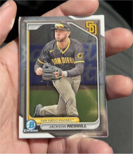 2024 Bowman Chrome Prospects #BCP-145 Jackson Merrill — front