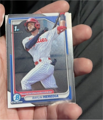 2024 Bowman Chrome Prospects #BCP-146 Raylin Heredia — front
