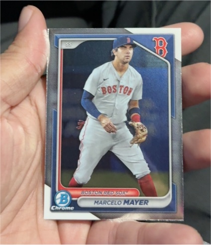 2024 Bowman Chrome Prospects #BCP-44 Marcelo Mayer — front