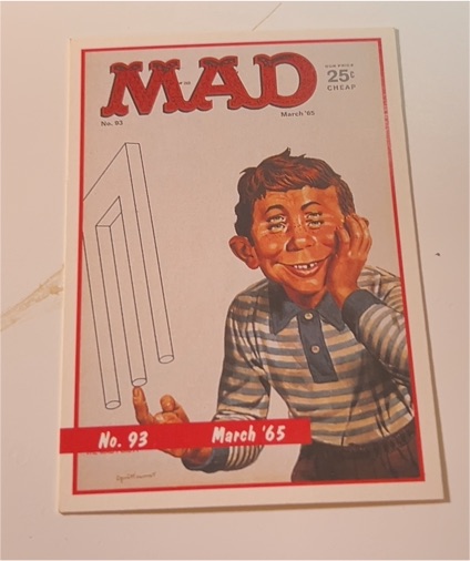 1992 Lime Rock Mad Magazine #93 March 1965 — front