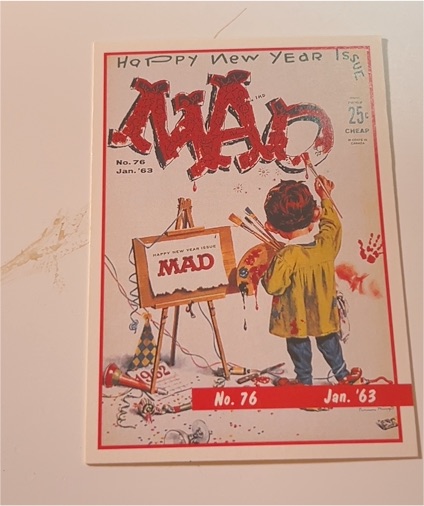 1992 Lime Rock MAD Magazine #76 January 1963 — front