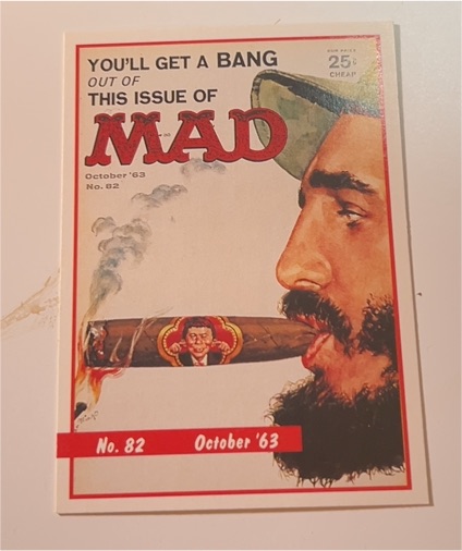 1992 Lime Rock Mad Magazine #82 Fidel Castro October 1963 — front