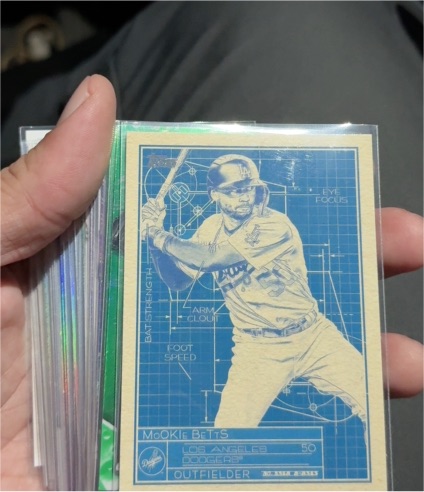 2024 Topps Series 1 Superstar Blueprint #SB-17 Mookie Betts — front