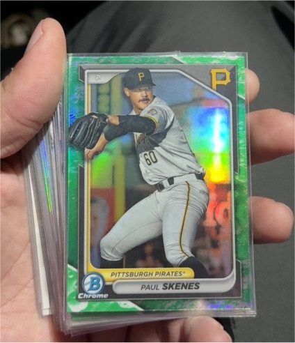 2024 Bowman Chrome #BCP-125 Paul Skenes — front