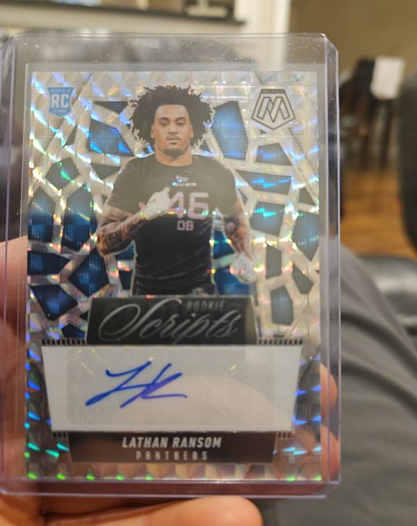 2025 Panini Mosaic #RS-LRM Lathan Ransom Rookie Scripts — front