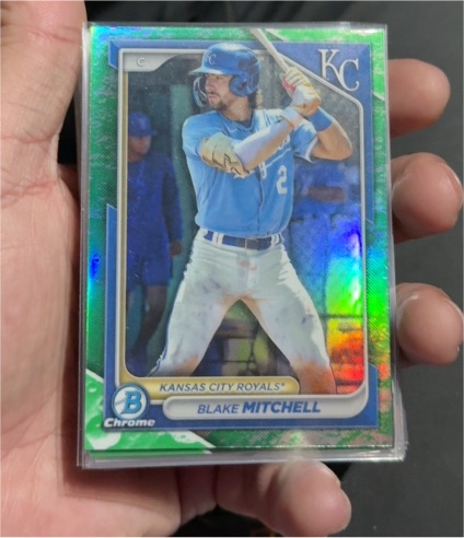 2024 Bowman Chrome #BCP-117 Blake Mitchell — front