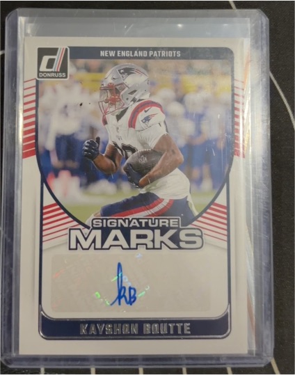 2024 Donruss Signature Marks #SMA-KBO Kayshon Boutte — front
