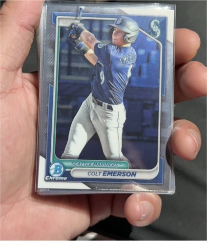2024 Bowman Chrome Prospects #BCP-10 Colt Emerson — front