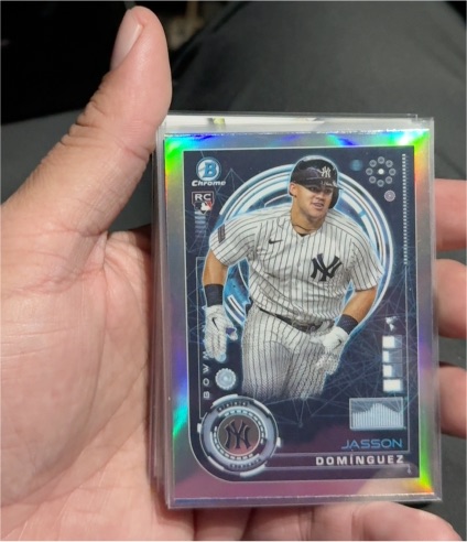 2024 Bowman Chrome Bowman AI #BAI-8 Jasson Dominguez — front