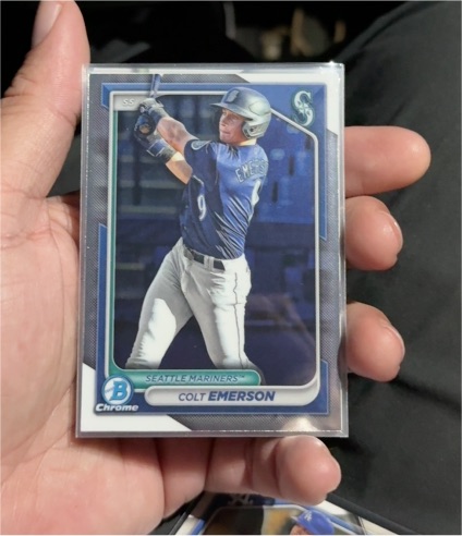 2024 Bowman Chrome Prospects #BCP-10 Colt Emerson — front