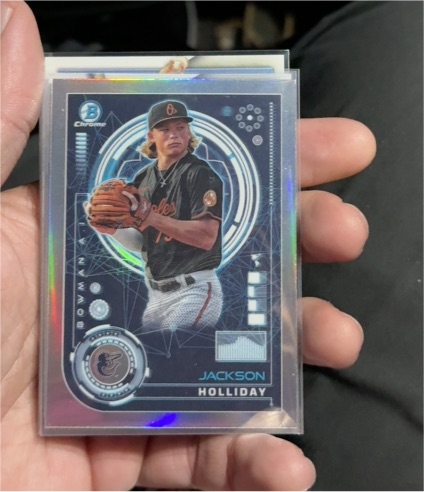 2024 Bowman Chrome Bowman AI #BAI-6 Jackson Holliday — front
