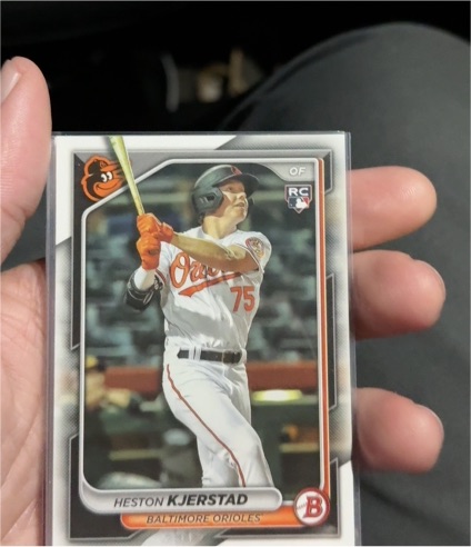 2024 Bowman #9 Heston Kjerstad — front