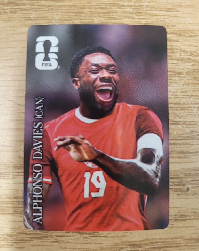 2026 Panini FIFA World Cup #19 Alphonso Davies — front