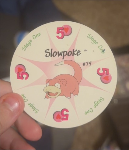 1999 Pokemon Master Trainer #79 Slowpoke — front
