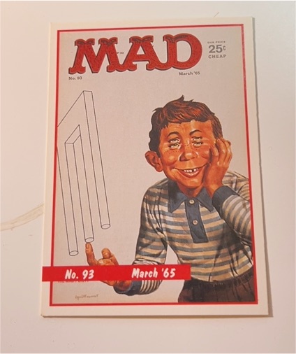 1992 Lime Rock Mad Magazine #93 March 1965 Alfred E. Neuman — front