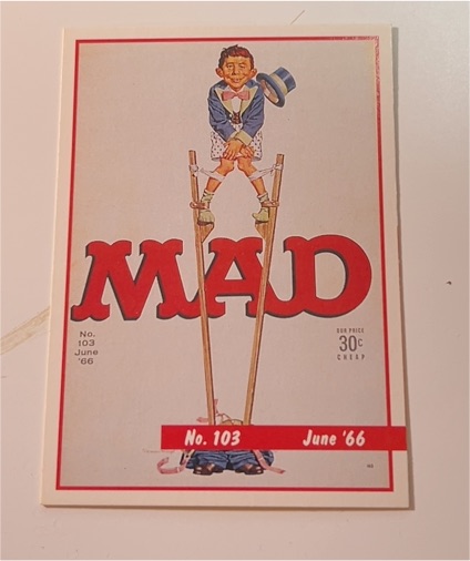 1992 Lime Rock Mad Magazine #103 June 1966 — front