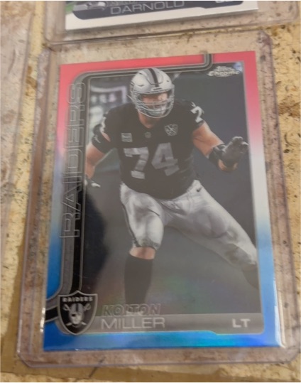 2025 Topps Chrome #183 Kolton Miller — front