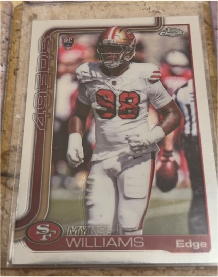 2025 Topps Chrome #352 Mykel Williams — front