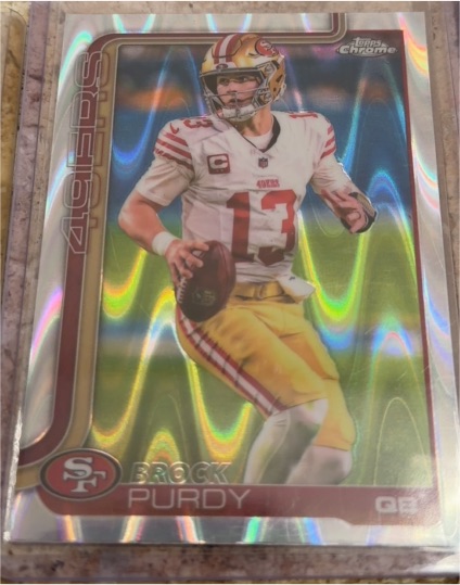 2025 Topps Chrome #262 Brock Purdy — front