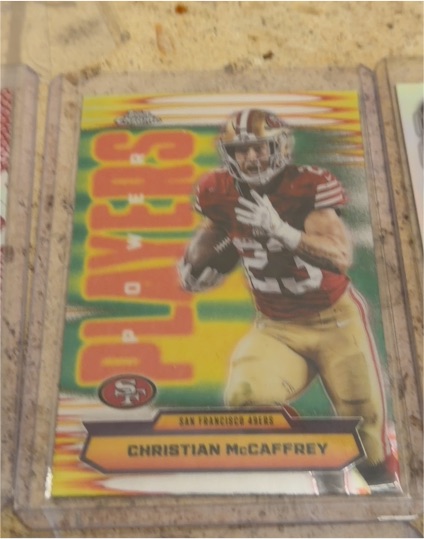 2025 Topps Chrome Power Players #PP-15 Christian McCaffrey — front