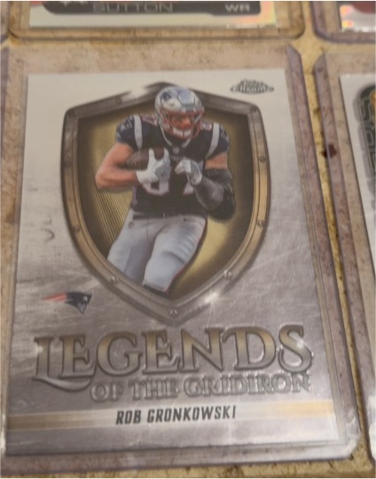 2025 Topps Chrome Legends of the Gridiron #LOG-29 Rob Gronkowski — front