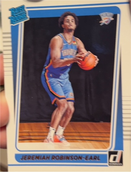 2021-22 Panini Donruss #220 Jeremiah Robinson-Earl — front