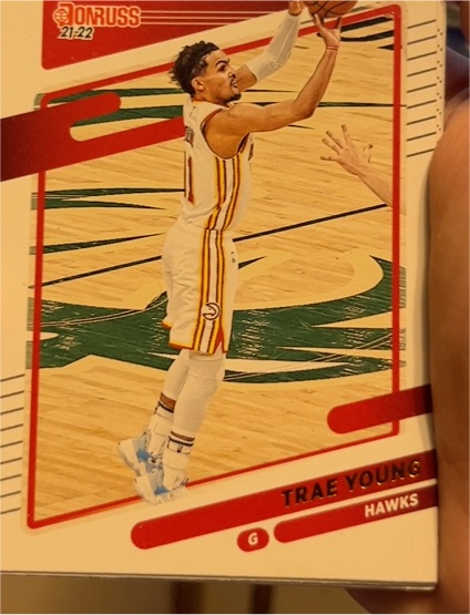 2021-22 Donruss #56 Trae Young — front