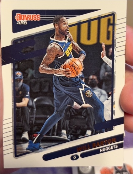 2021-22 Panini Donruss #106 Will Barton Denver Nuggets — front