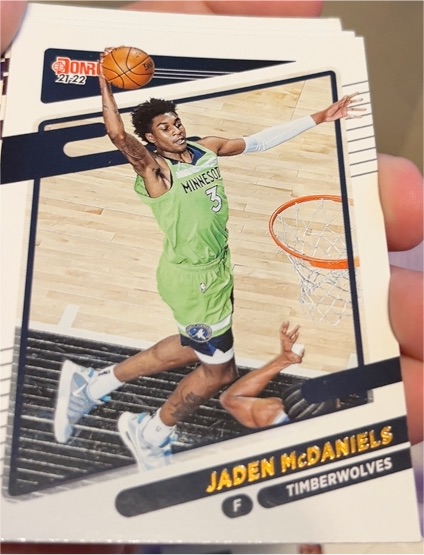 2021-22 Panini Donruss #78 Jaden McDaniels — front