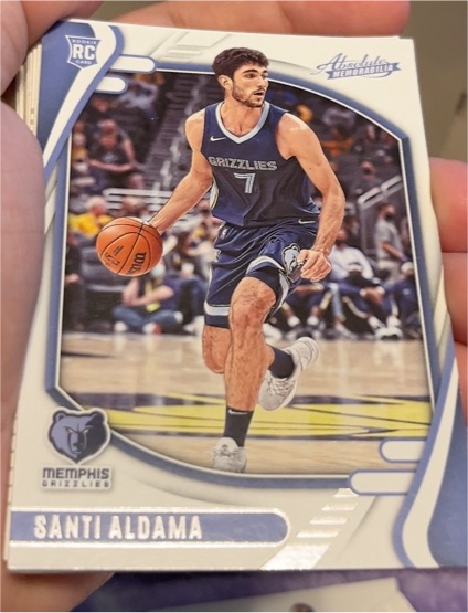 2021-22 Panini Chronicles Absolute #205 Santi Aldama — front