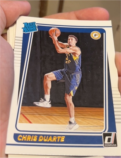 2021-22 Donruss #223 Chris Duarte — front