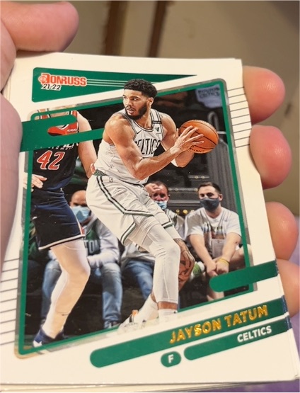 2021-22 Donruss #60 Jayson Tatum — front