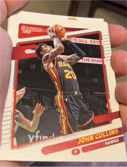 2021-22 Donruss #105 John Collins — front