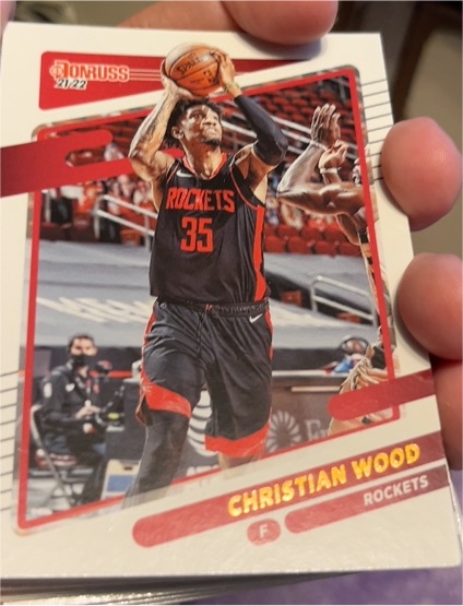 2021-22 Donruss #69 Christian Wood Houston Rockets — front